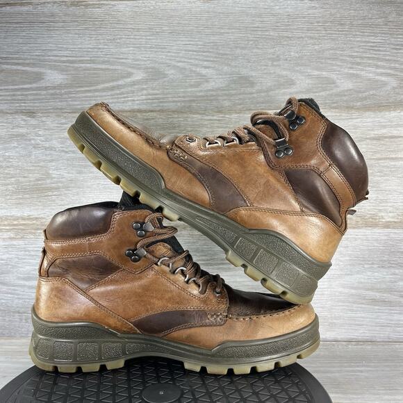 ECCO Men’s Track 25 Gore Tex Mid Waterproof Leather Hiking Boots Size 10 - Picture 10 of 11